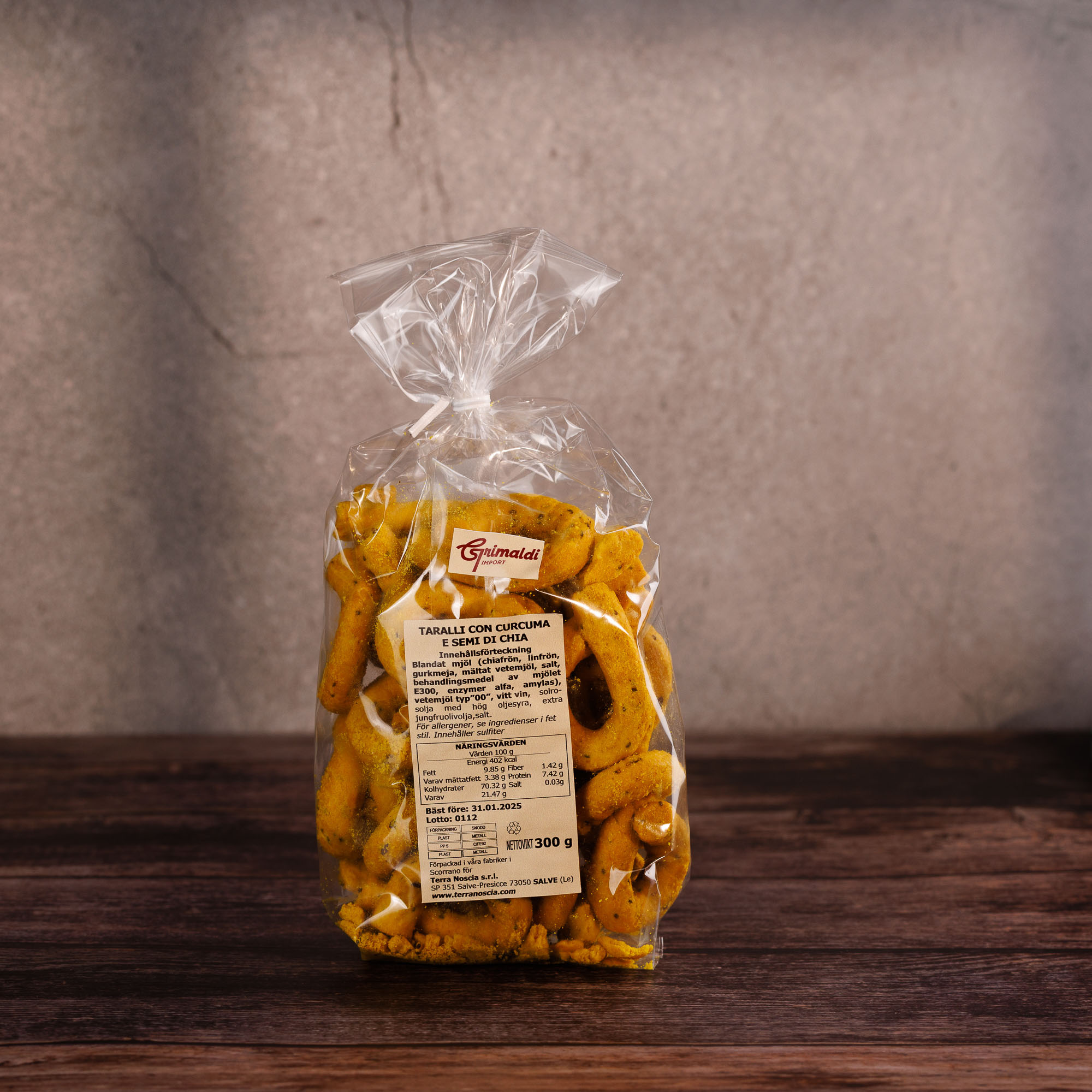 Taralli Gurkmeja & Chiafrön